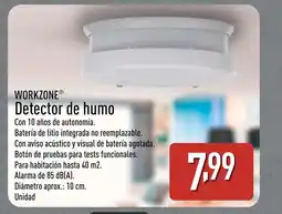 ALDI WORKZONE Detector de humo oferta