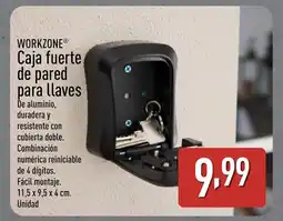 ALDI WORKZONE Caja fuerte de pared para llaves oferta