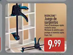 ALDI WORKZONE Juego de sargentos oferta