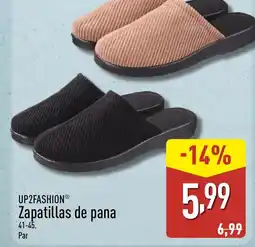 ALDI UP2FASHION Zapatillas de pana oferta