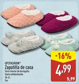 ALDI UP2FASHION Zapatilla de casa oferta
