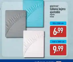 ALDI NOVITESSE Sábana bajera ajustable oferta