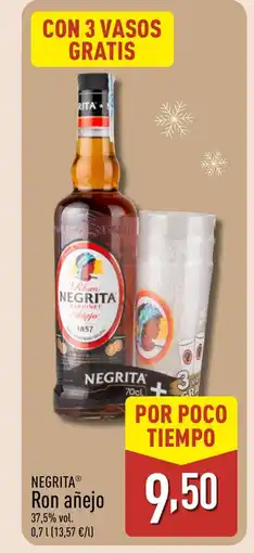 ALDI NEGRITA Ron añejo oferta