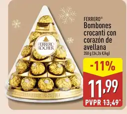 ALDI FERRERO Bombones crocanti con corazón de avellana oferta