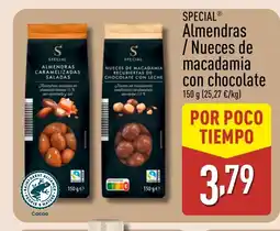 ALDI SPECIAL Almendras / Nueces de macadamia con chocolate oferta
