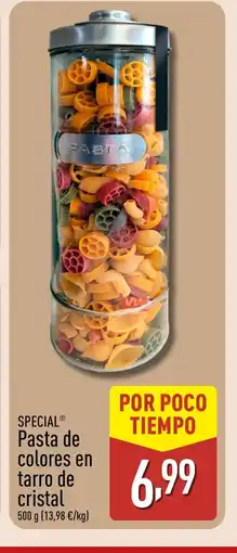 ALDI SPECIAL Pasta de colores en tarro de cristal oferta