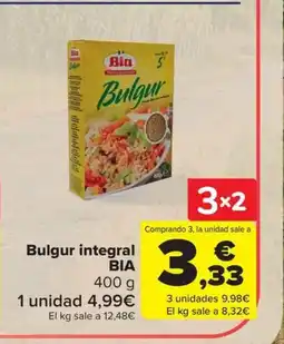 Carrefour BIA Bulgur integral oferta