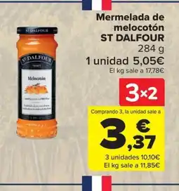 Carrefour ST DALFOUR Mermelada de melocotón oferta