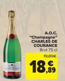 Carrefour CHARLES DE COURANCE A.O.C Champagne oferta