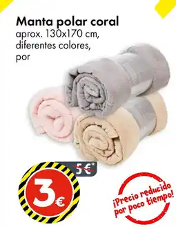 TEDi Manta polar coral oferta