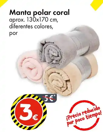 TEDi Manta polar coral oferta