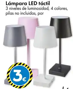 TEDi Lámpara LED táctil oferta