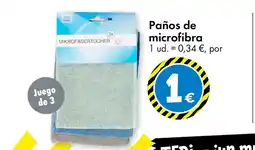 TEDi Paños de microfibra oferta