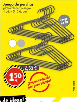 TEDi Juego de perchas oferta