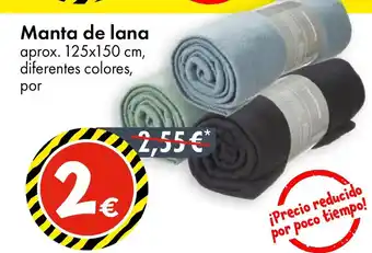 TEDi Manta de lana oferta