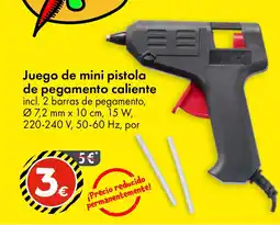 TEDi Juego de mini pistola de pegamento caliente oferta