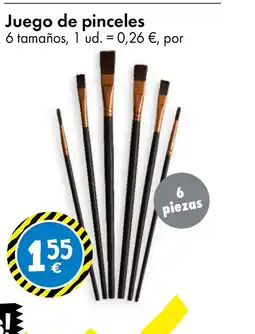 TEDi Juego de pinceles oferta