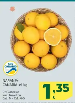 HiperDino Naranja canaria oferta