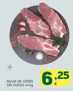 HiperDino Aguja de cerdo sin hueso oferta