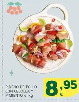 HiperDino Pincho de pollo con cebolla y pimiento oferta