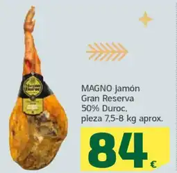 HiperDino MAGNO jamón Gran Reserva 50% Duroc oferta