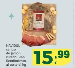 HiperDino NAVIDUL centro de jamón curado Gran Rendimiento oferta
