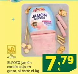 HiperDino ELPOZO jamón cocido bajo en grasa oferta