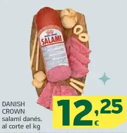 HiperDino DANISH CROWN salami danés oferta