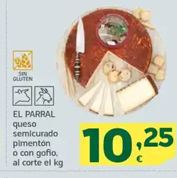HiperDino EL PARRAL queso semicurado pimentón o con gofio oferta