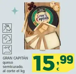 HiperDino GRAN CAPITÁN queso semicurado oferta