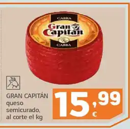 HiperDino GRAN CAPITÁN queso semicurado oferta