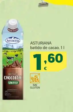 HiperDino ASTURIANA batido de cacao oferta