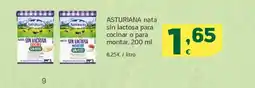 HiperDino ASTURIANA nata sin lactosa para cocinar o para montar oferta