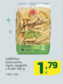 HiperDino GAROFALO pasta penne rigate, spaghetti o fusilli oferta