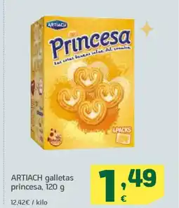 HiperDino ARTIACH galletas princesa oferta