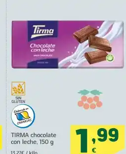 HiperDino TIRMA chocolate con leche oferta