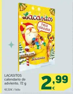 HiperDino LACASITOS calendario de adviento oferta