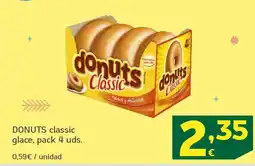 HiperDino DONUTS classic glace, pack 4 uds. oferta