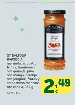HiperDino ST DALFOUR RAPSODIA mermeladas oferta