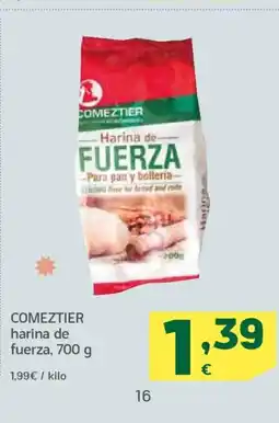 HiperDino COMEZTIER harina de fuerza oferta