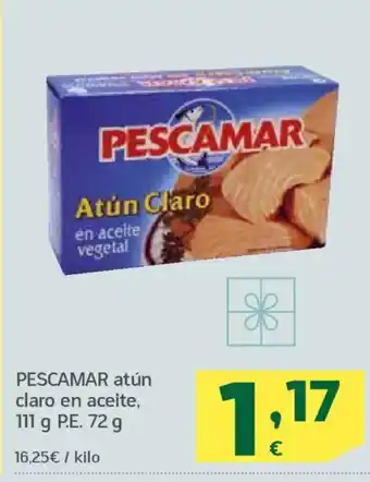 HiperDino PESCAMAR atún claro en aceite oferta