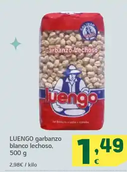 HiperDino LUENGO garbanzo blanco lechoso oferta