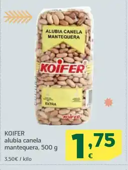 HiperDino KOIFER alubia canela mantequera oferta