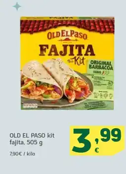 HiperDino OLD EL PASO kit fajita oferta