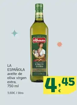HiperDino LA ESPAÑOLA aceite de oliva virgen extra oferta