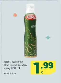 HiperDino ABRIL aceite de oliva suave o extra, spray oferta