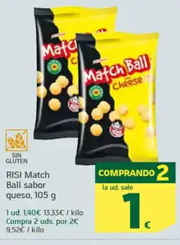HiperDino RISI Match Ball sabor queso oferta