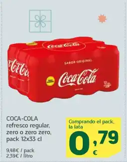 HiperDino COCA-COLA refresco regular zero o zero zero oferta