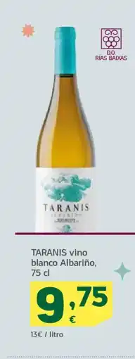 HiperDino TARANIS vino blanco Albariño oferta