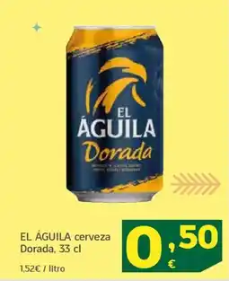 HiperDino EL ÁGUILA cerveza Dorada oferta